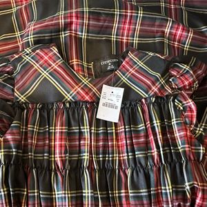 Crewcuts Stewart Tartan Plaid Girls Holiday Dress